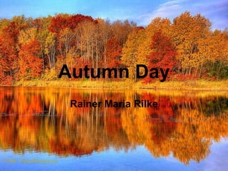 Autumn Day Rainer Maria Rilke 
