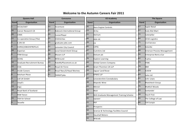 Autumn Fair Floor Plan