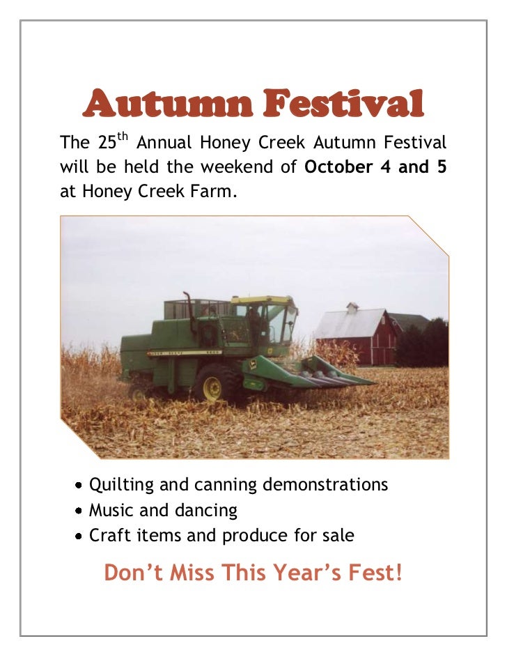 autumn festival flyer autumn festival flyer