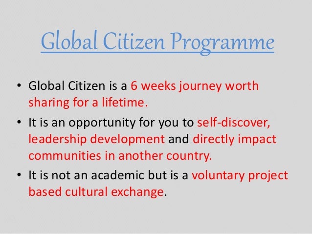 i am a global citizen i am a global citizen