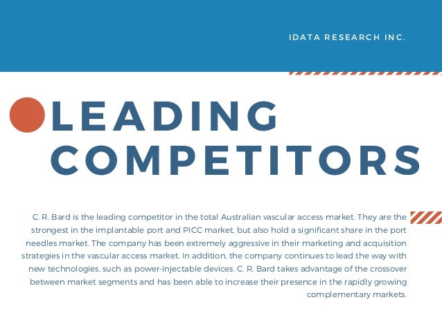 C R Bard Becton Dickinson Leading Australia Vascular Access Device