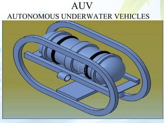 AUV
AUTONOMOUS UNDERWATER VEHICLES
 