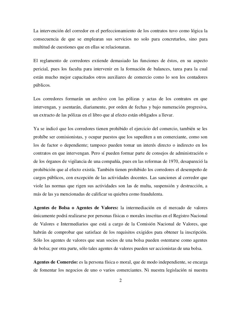 Auxiliares del comercio y del comerciante