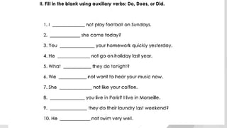 Auxiliary & Modal Verb