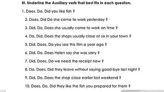 Auxiliary & Modal Verb