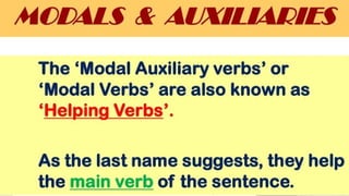 Auxiliary & Modal Verb