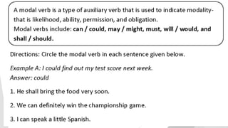 Auxiliary & Modal Verb