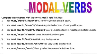 Auxiliary & Modal Verb