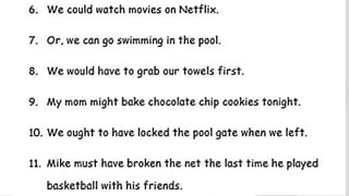 Auxiliary & Modal Verb