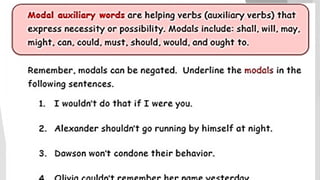 Auxiliary & Modal Verb