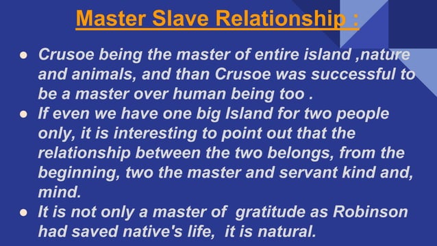 Master slave Relationship | PPT