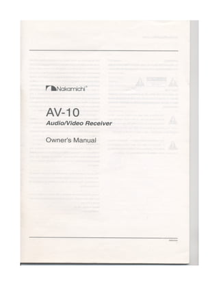 Av 10-owners-manual