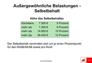 Vanessa MühlböckPersonenversicherungen Lebensversicherung (Reine Ablebensversicherungen; Rentenversicherungen mit Rente auf Lebensdauer; Er- und Ablebensversicherungen von vor 1.6.1996)