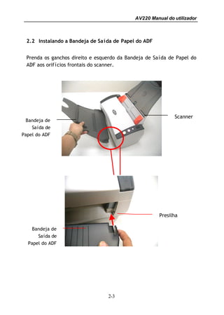 Manual Técnico do Scanner AVISION AV220
