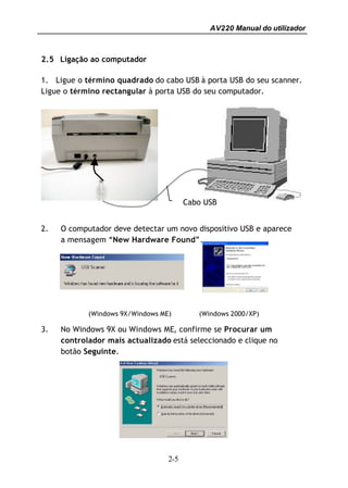 Manual Técnico do Scanner AVISION AV220
