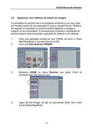 Manual Técnico do Scanner AVISION AV220