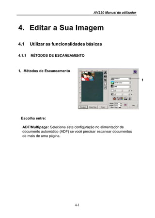 Manual Técnico do Scanner AVISION AV220