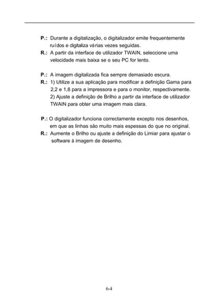 Manual Técnico do Scanner AVISION AV220