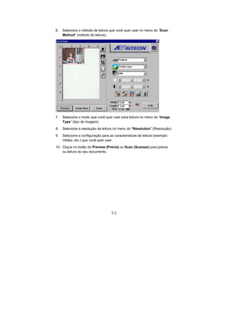 Manual Técnico do Scanner AVISION AV8050 e AV8350