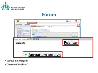 Fórum

Publicar

abcdefg

Anexar um arquivo
• Escreva a mensagem.
• Clique em “Publicar”.

 