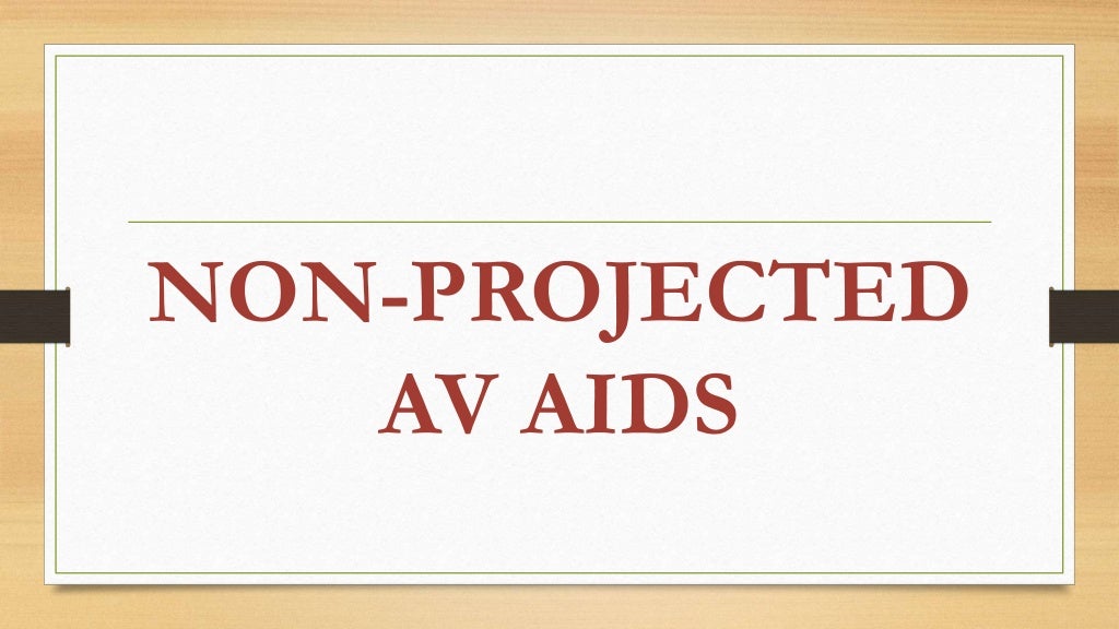 Av aids ppt