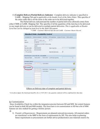 Complete Delivery Set Availability Check in SAP SD | DOC