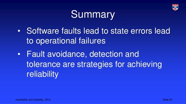 summary software reliability Assessing reliability requires checks of at least the following software engineering best practices and technical attributes: application. summary software reliability Assessing reliability requires checks of at least the following software engineering best practices and technical attributes: application.
