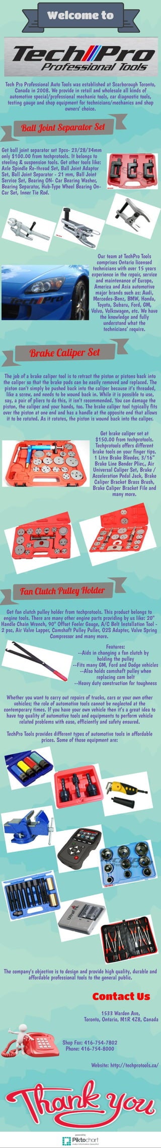 Availability of fan clutch pulley holder at tech pro tools