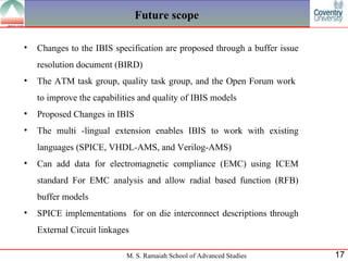 Availability of ibis model and its significance | PPT