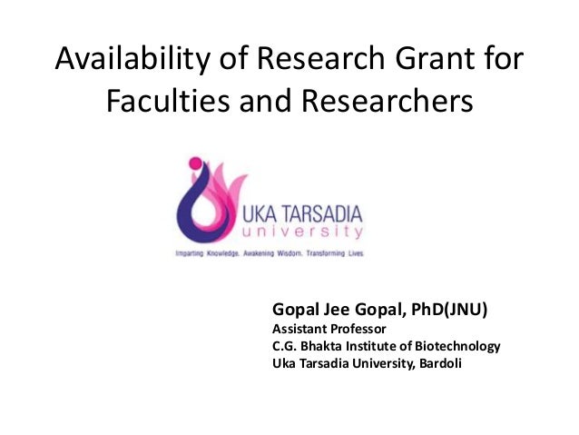 Phd research grants in india