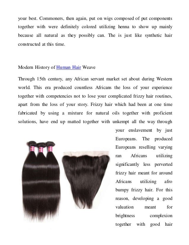 Ancient History Of Human Hair Weave