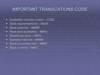 AVAILABLITY CHECK.ppt