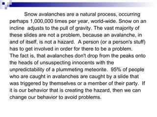 Avalanche | PPT