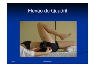 2010 smaj@usp.br
Flexão do Quadril
 