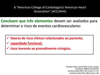 A “American College of Cardiologists/ American Heart
Association” (ACC/AHA)
 