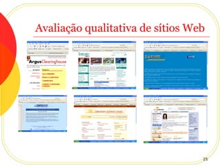 Avaliação qualitativa de sítios Web 