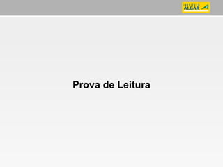 Prova de Leitura 