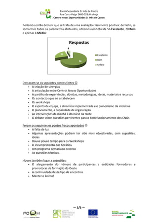 Avaliação do Encontro