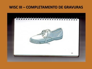 WISC III –COMPLETAMENTO DE GRAVURAS 
(Imagem 2)  