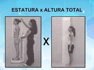 X
ESTATURA x ALTURA TOTAL
 