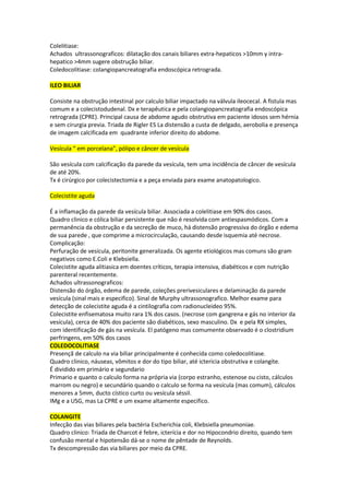 Triada Rigeler Avaliação da função hepatica e via biliar | DOCX