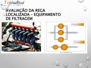 AVALIAÇÃO DA REGA
LOCALIZADA – EQUIPAMENTO
DE FILTRAGEM
 