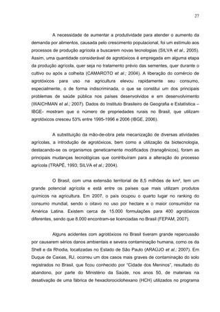 27
A necessidade de aumentar a produtividade para atender o aumento da
demanda por alimentos, causada pelo crescimento pop...