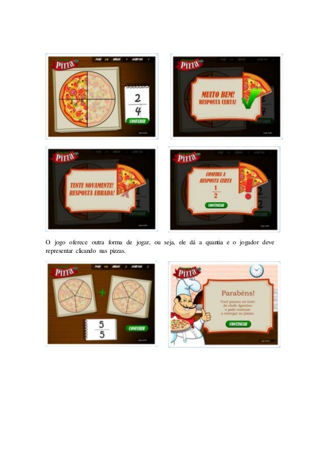 Escola Games Dividindo A Pizza