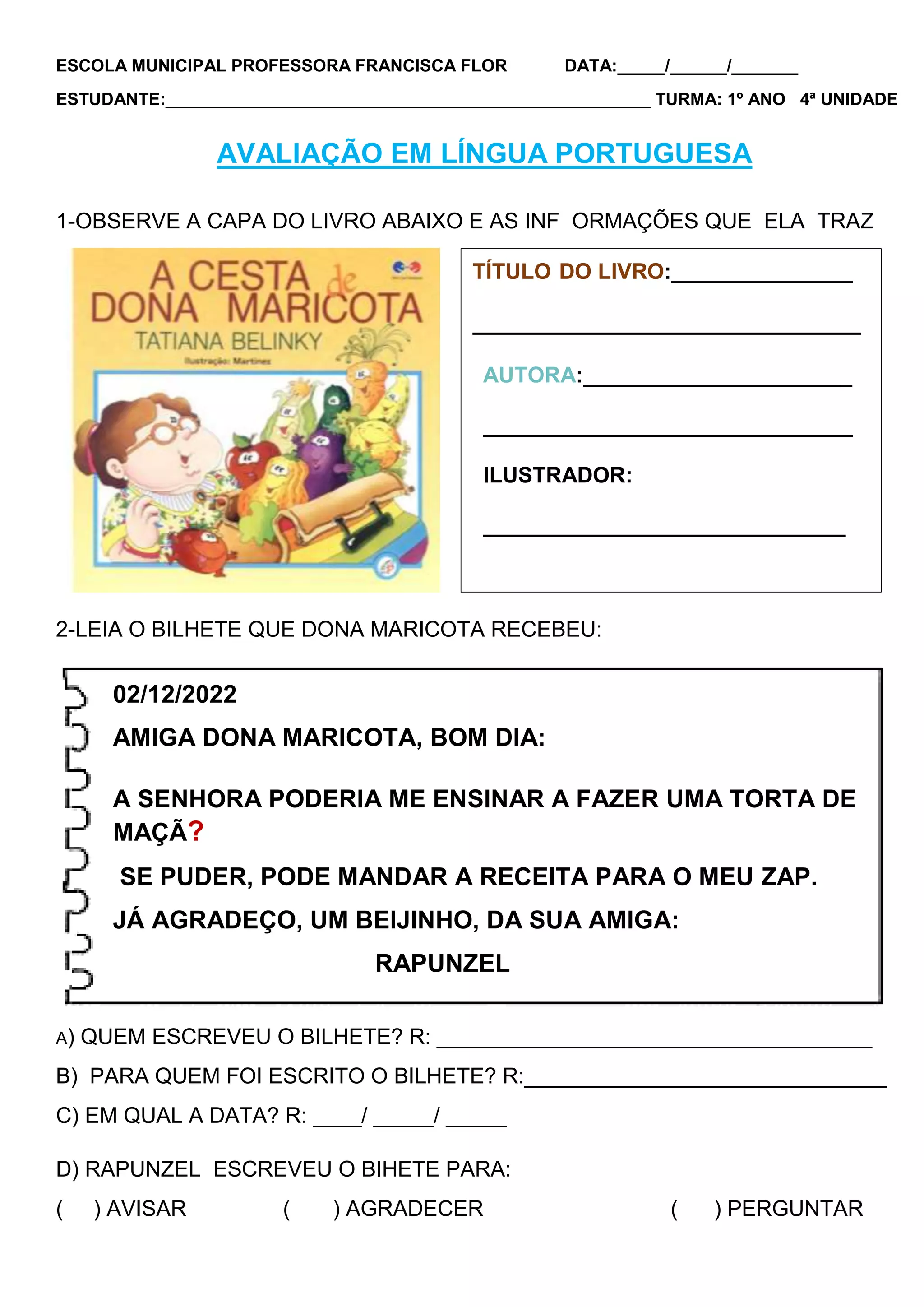 AVALIAÇÃO DE LINGUA PORTUGUESA 4 BIMESTRE.pdf.docx