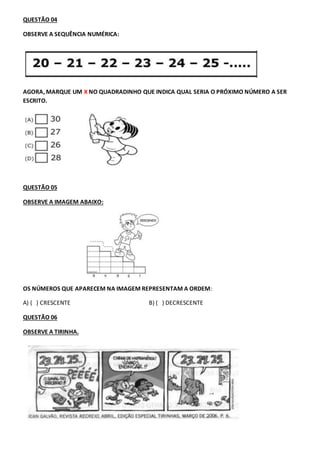 Atividades de Matemática para o 1º ano – Adição até 30