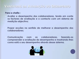 AvaliaçãO Do Desempenho