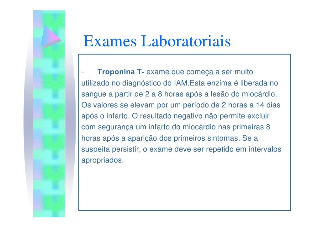 Exame troponina