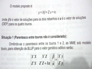 Avaliação genética aula