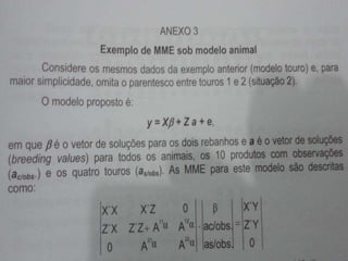 Avaliação genética aula